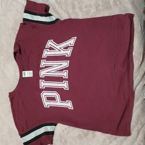 PINK Large women's short sleeve shirt